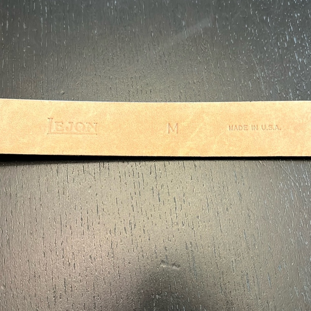 Lejon Women’s Italian Calfskin Made in USA Belt Size M
